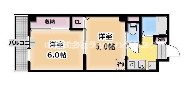 リバーヴィレッジ関目(2K/2階)の間取り写真