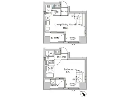 イル ジラソーレ(1LDK/6階)の間取り写真