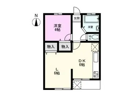 メゾンドフルールオオツカ(1LDK/3階)の間取り写真