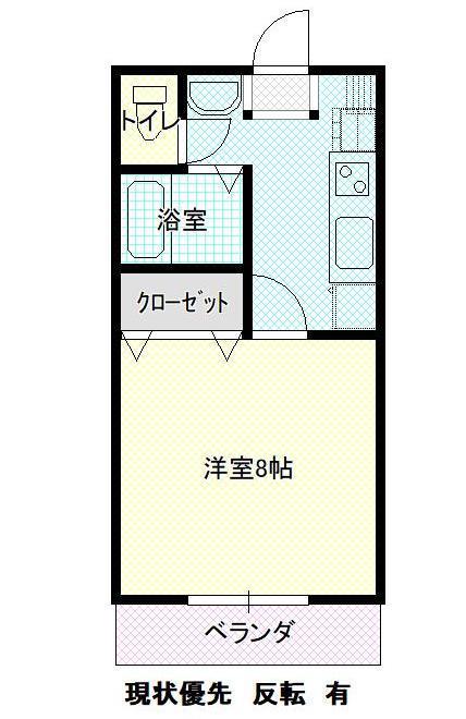 アンジェラ(1K/3階)の間取り写真