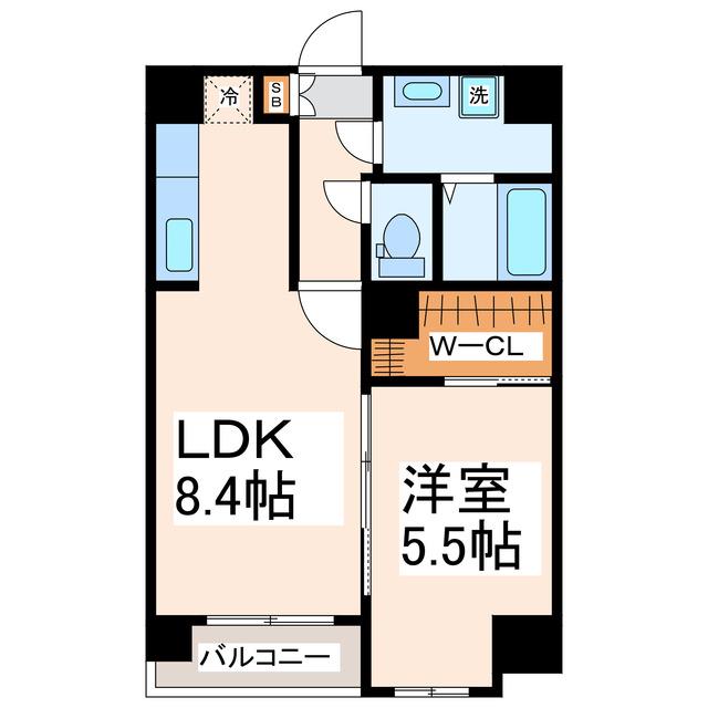 SG2-HONJYO(1LDK/3階)の間取り写真