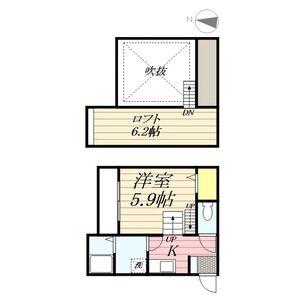 CHARME新守山(1K/1階)の間取り写真