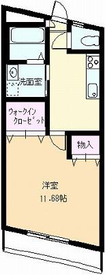 キララ25(1K/3階)の間取り写真