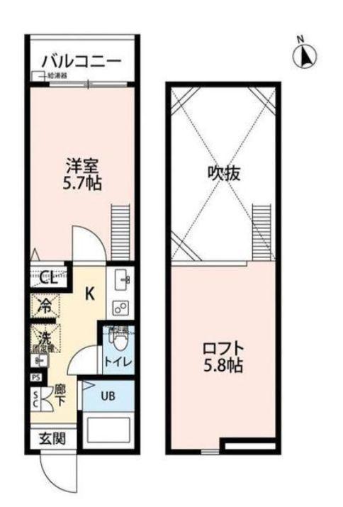 グランクオール駒込(1K/3階)の間取り写真