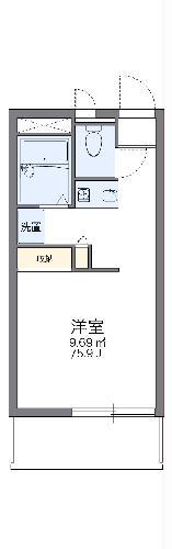 レオパレスプリムローズ(1K/3階)の間取り写真