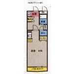 グリーンベルト吉原(1K/1階)の間取り写真