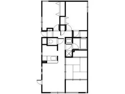 サーティ福弥(3LDK/3階)の間取り写真