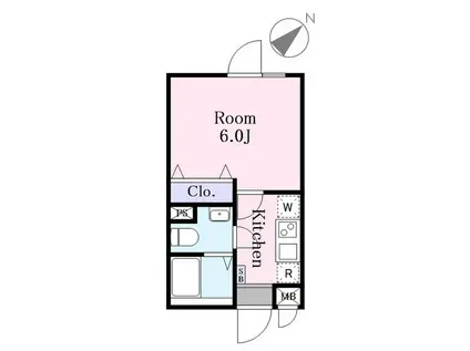 VISTA町屋(1K/3階)の間取り写真