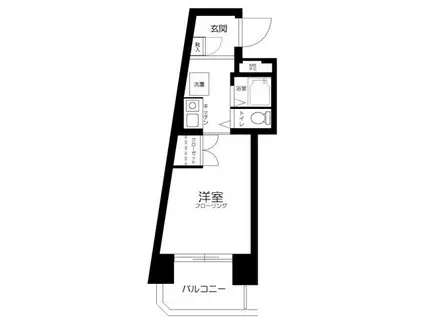 日神パレス赤堤(1K/3階)の間取り写真