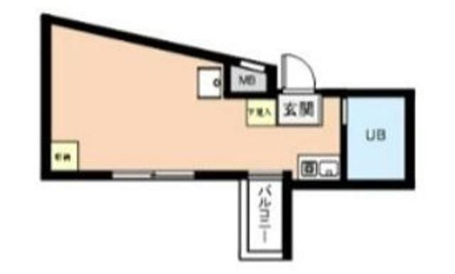 八王子南口センタービル(ワンルーム/3階)の間取り写真