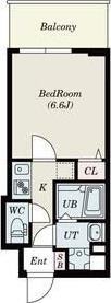 S-RESIDENCE新大阪RIDENTE(1K/3階)の間取り写真