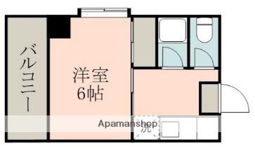 リード上本町(1K/2階)の間取り写真