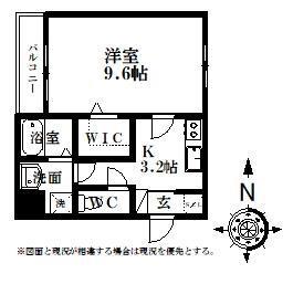 BELLE元浜(1K/4階)の間取り写真