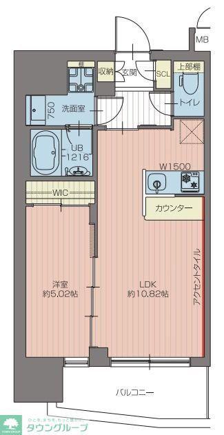 プレジオ池袋ノース(1LDK/10階)の間取り写真