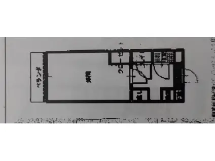 アーバンライフ志度II(1K/3階)の間取り写真