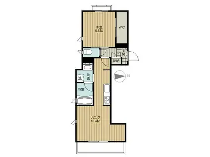 グランツ(1LDK/3階)の間取り写真