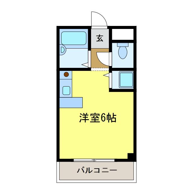 ソフィビル(ワンルーム/3階)の間取り写真