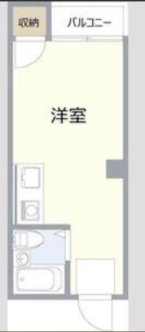 MOX諏訪(ワンルーム/4階)の間取り写真