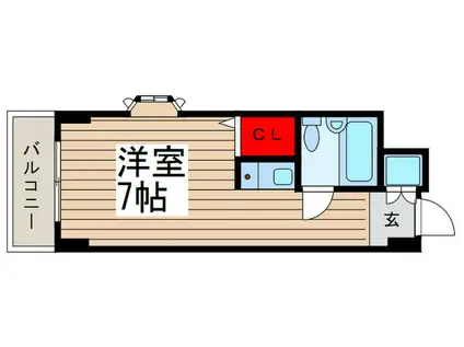 VILLAGE HOUSE千葉南(ワンルーム/3階)の間取り写真