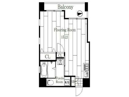 FISS(ワンルーム/11階)の間取り写真