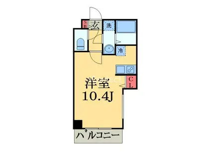 FORTITUDO四街道(ワンルーム/3階)の間取り写真