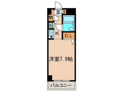 T´S GARDEN武蔵小杉(1K/2階)の間取り写真