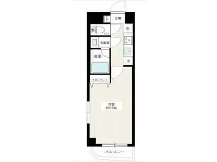 HYS STAGE 西荻窪(1K/2階)の間取り写真