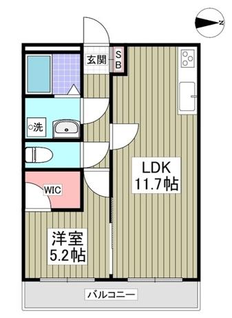 リブレス金町東水元(1LDK/3階)の間取り写真