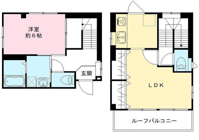 グレース江古田(1LDK/2階)の間取り写真