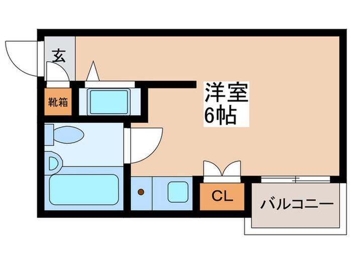 TOP立石第5(ワンルーム/3階)の間取り写真