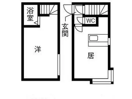 AMS文京台南町II(1LDK/2階)の間取り写真
