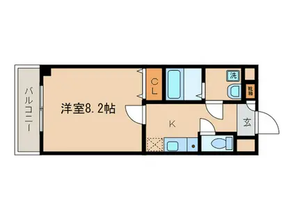 MNK-5(1K/3階)の間取り写真