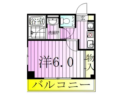 レジデンス リーベ(1K/2階)の間取り写真