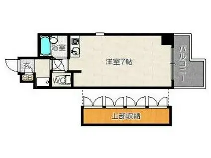 ダイヨシビル(ワンルーム/11階)の間取り写真