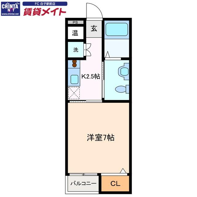 LOFT PLUS(1K/2階)の間取り写真
