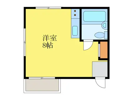 セルシオン南蔵本(ワンルーム/3階)の間取り写真