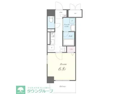 STAY(1K/1階)の間取り写真