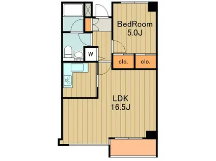 プラネット永山(1LDK/3階)の間取り写真