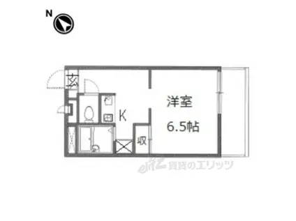 レオパレスシュピール(ワンルーム/1階)の間取り写真