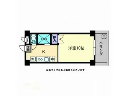 レジデンス春日町(1LDK/6階)の間取り写真