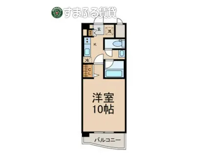 ラナ・パラッツォ(1K/2階)の間取り写真