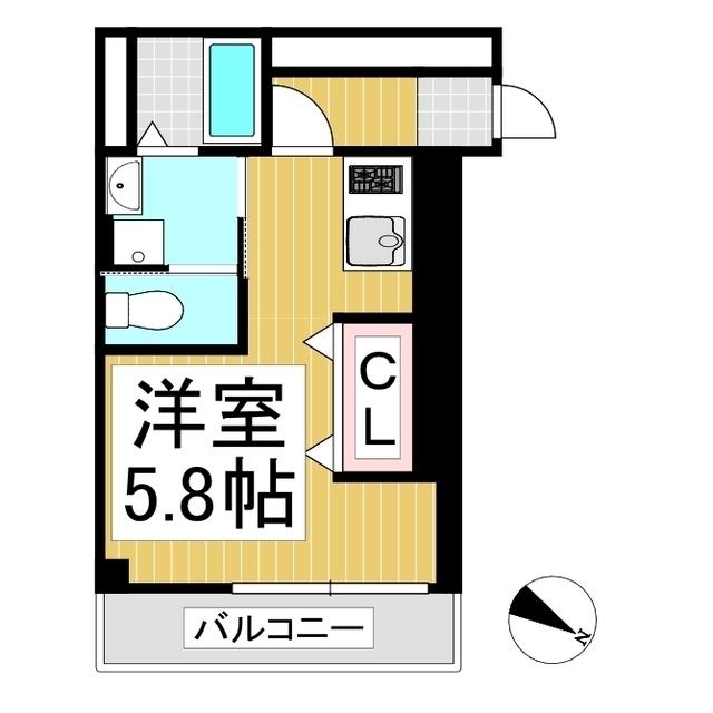 CORE OFFICE(ワンルーム/2階)の間取り写真