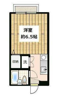 上目黒スポット(1K/2階)の間取り写真