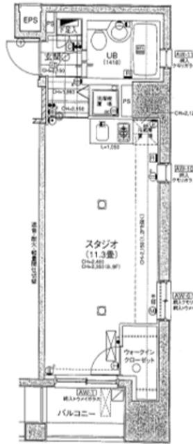 日神デュオステージ笹塚西館(ワンルーム/7階)の間取り写真