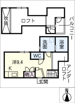 RADIANCE浜(ワンルーム/1階)の間取り写真