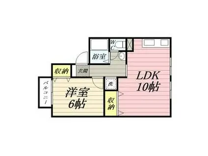 セジュール来夢90(1LDK/1階)の間取り写真