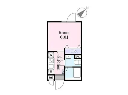 VISTA町屋(1K/4階)の間取り写真