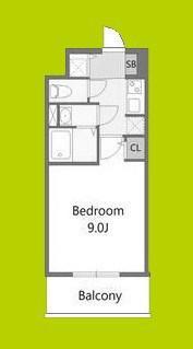 S-RESIDENCE堺ALTKLAS(1K/11階)の間取り写真