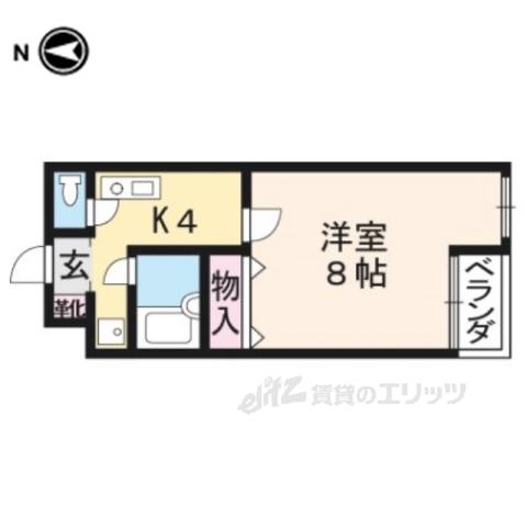 ABCFIRST(1K/2階)の間取り写真