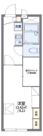 レオパレスMACHIDA(1K/1階)の間取り写真